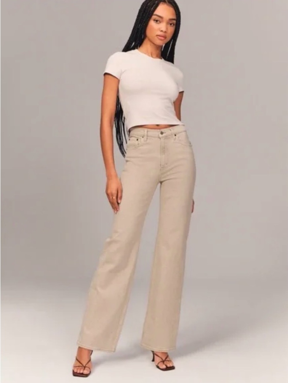 Abercrombie 90s high rise relaxed jean 27